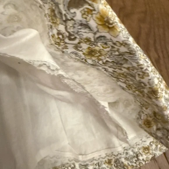 La Coqueta Floral Kids Dress with Yellow Accents
